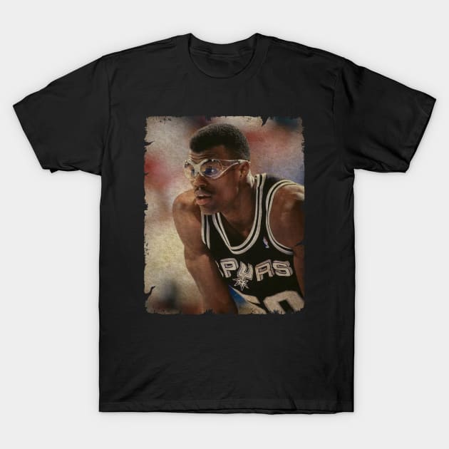 David Robinson, 1992 San Antonio Spurs T-Shirt by Wendyshopart